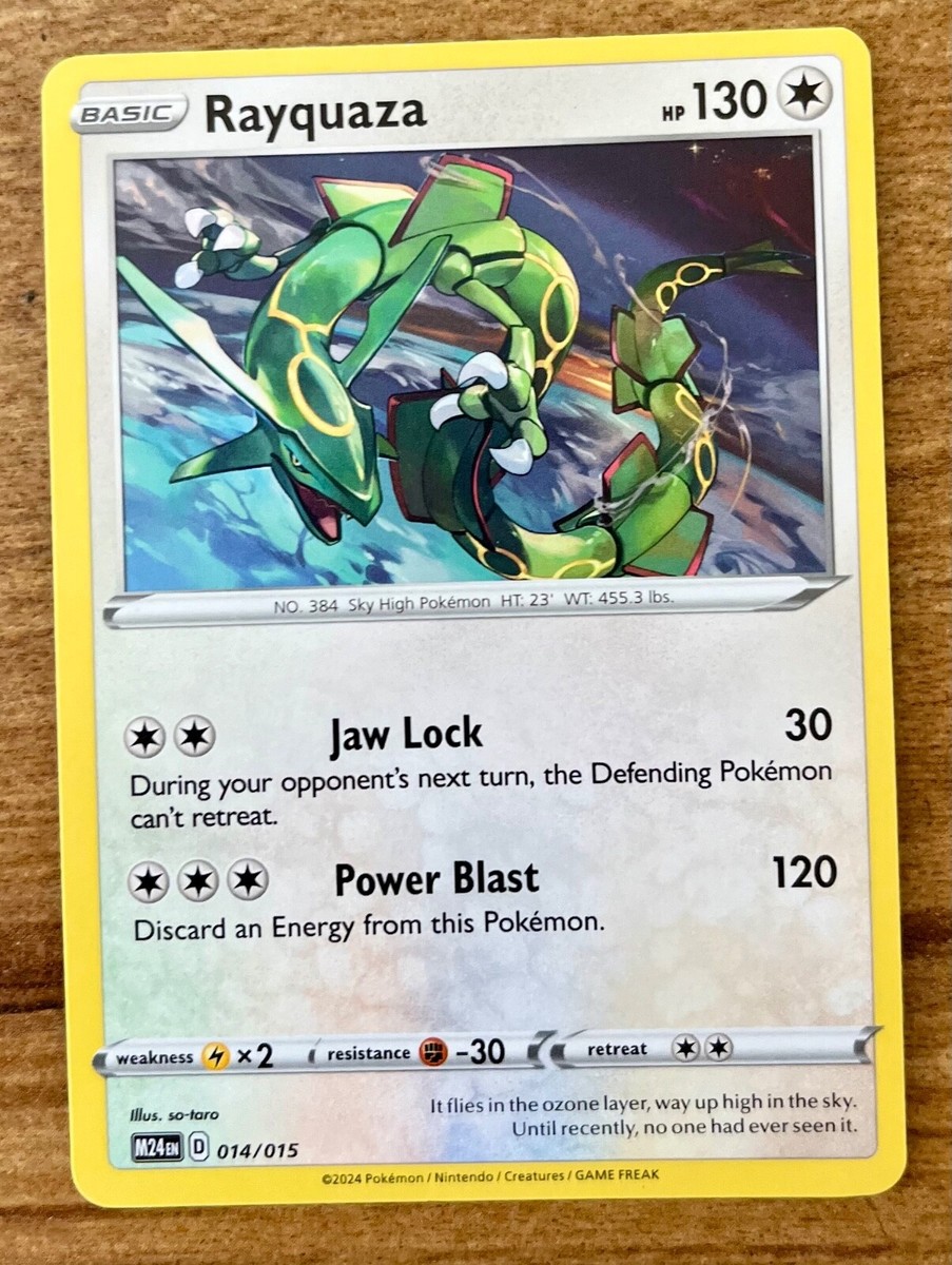 Rayquaza 2025 McDonald's Pokémon Promo Card 014/015 NM | eBay