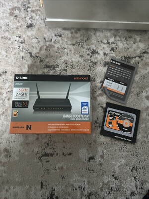 D-Link RangeBooster N DIR-628 54 Mbps 4-Port 10/100 Wireless N Router (DIR-628)