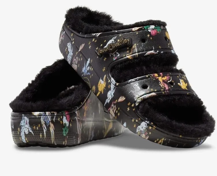 Harry Potter and Friends x Vera Bradley Crocs Fur Sandals Jibbitz 