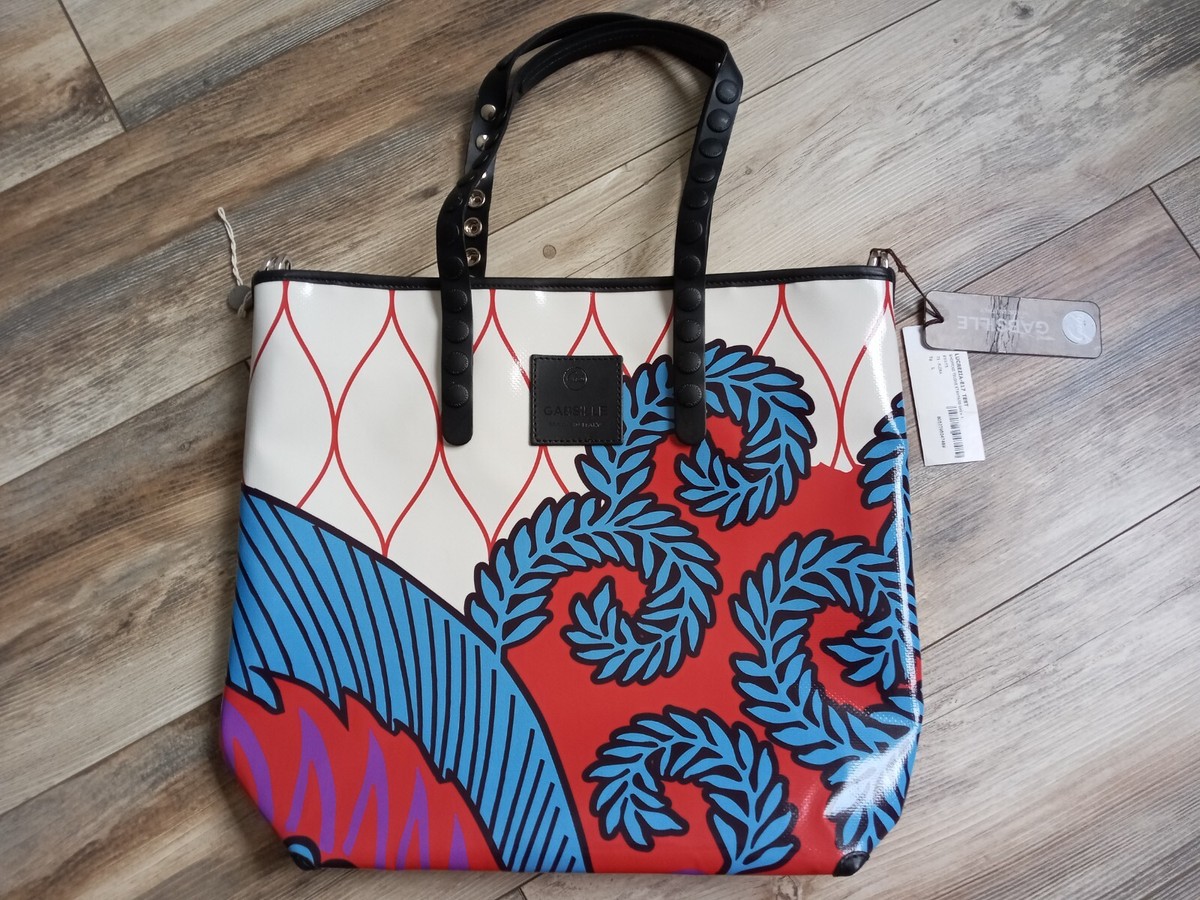 GABS バッグ NWT GABSILLE-GABS ITALY Shopper Bag Tote Beach Large Colorful