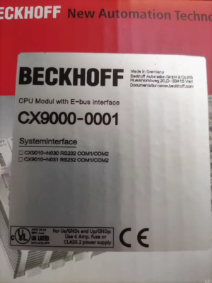Module Contrôleur Industriel Beckhoff CX9000-0001 - Neuf Sous Blister D'origine