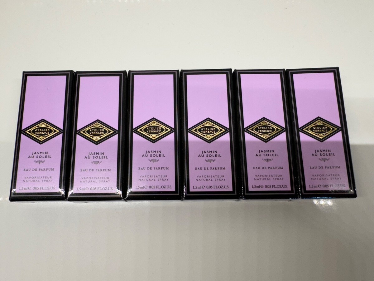 6 ATELIER VERSACE JASMIN AU SOLEIL EAU DE PARFUM 1.5ML 0.05OZ
