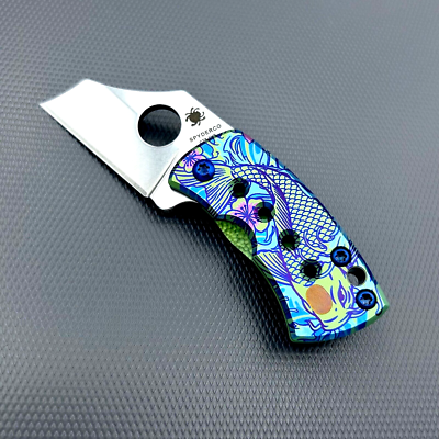 Spyderco McBee C236TIP McNees Titanium Handle CTS XHP Steel Blade
