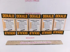 Lot Of FIVE~ NOS. ~1960's DEKALB POCKET NOTEBOOKS FARM SEED CORN ADVERTISING