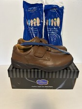 Dr Comfort William Shoes Men Size 13 W Brown Leather Slip On Walking Shoes 6020 Dr. Comfort | Shoes | Dr Comfort Brown Leather William  main image 2