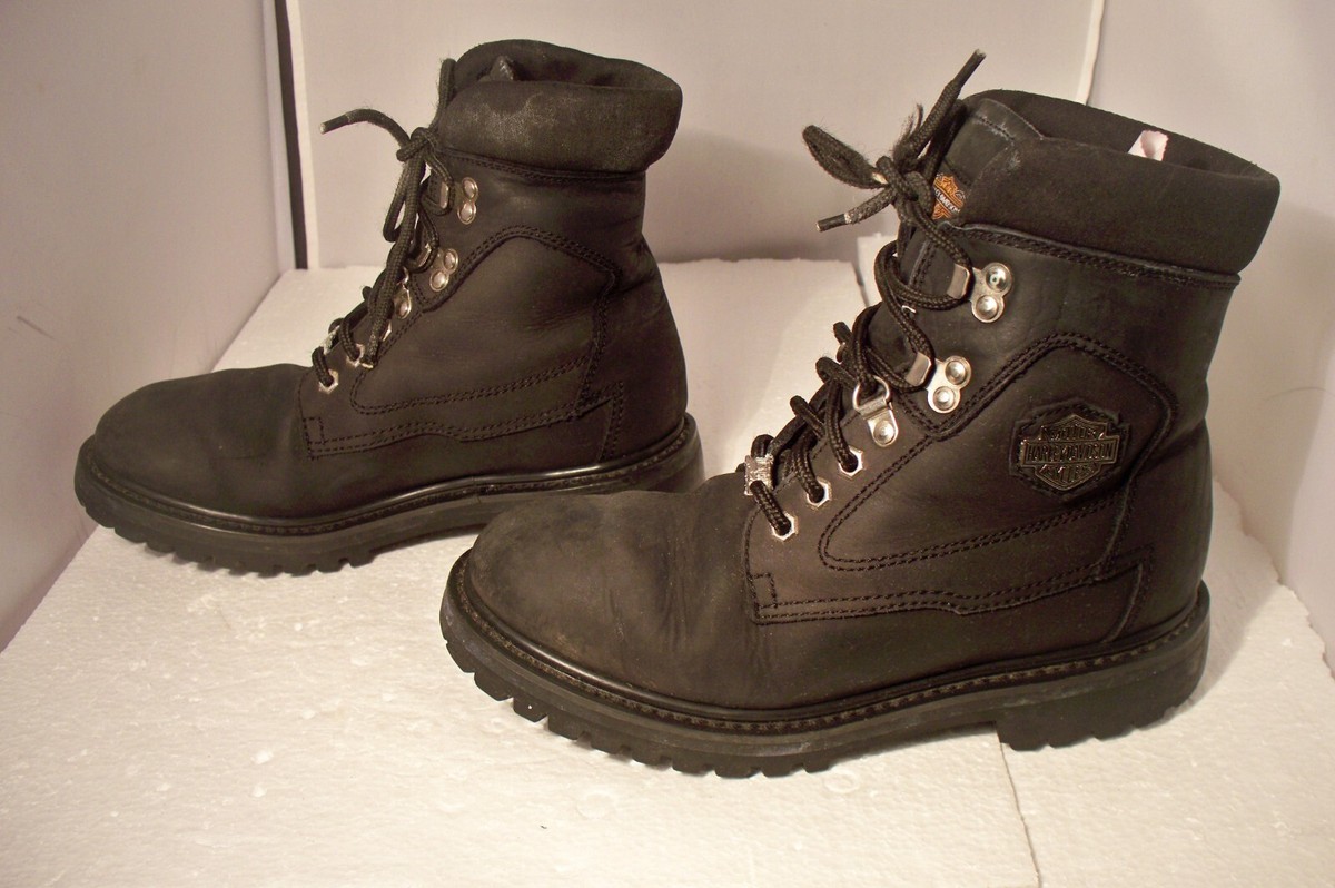 Vtg 1998 Harley Davidson Black Leather Motorcycle Boots Vtg 1998 Harley Davidson Black Leather Motorcycle Boots