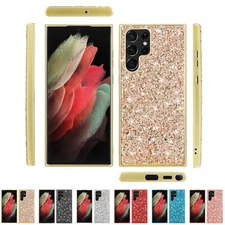 Glitter Bling Shockproof Slim Phone Case For Samsung Galaxy S25 Ultra/S25+/S25 
