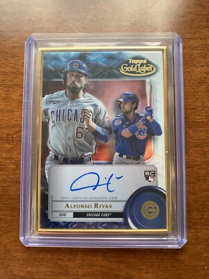 2022 Topps Gold Label Alfonso Rivas Framed Rookie Auto | eBay