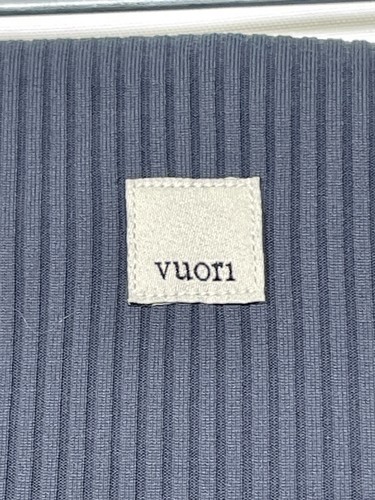 Vuori Lux Rib Studio High Waist Blue Yoga Pants Leggings Women's MEDIUM - Picture 7 of 11