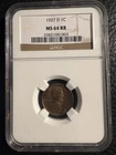 1927-D LINCOLN 1C MS 64 RB