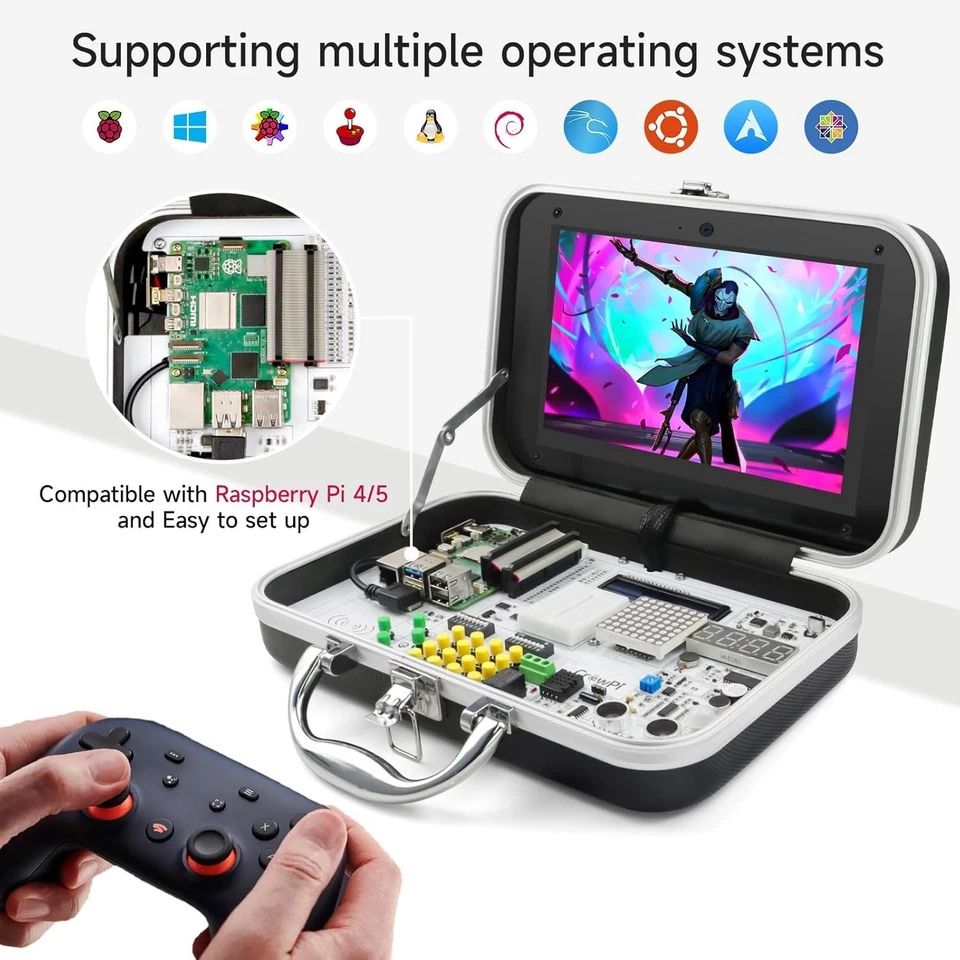 Crowpi Learning Programming Kit with 9" Display - Image 4 of 4