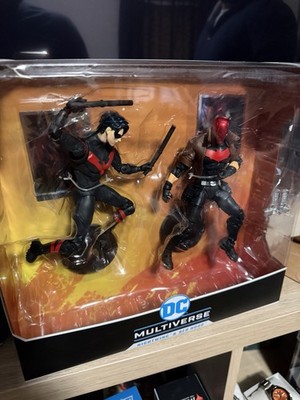 DC Multiverse ~ NIGHTWING vs. RED HOOD DELUXE FIGURE SET ~ McFarlane Toys