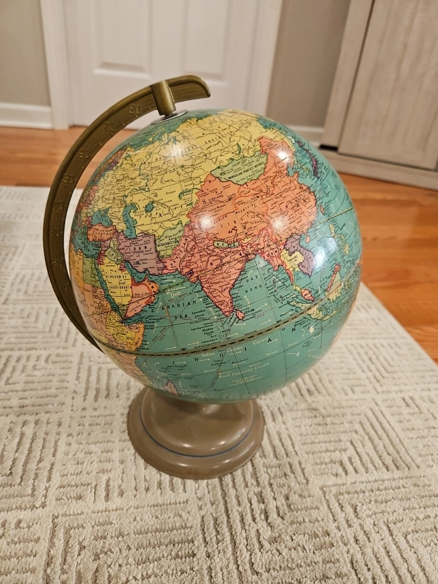 George F. Cram Co. Antique World Globes & Celestial Globes for