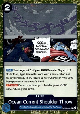 One Piece TCG The Azure Sea's Seven #OP14-058 Ocean Current Shoulder Throw