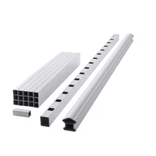 Armorguard Classic 70 In. White Composite Rail Kit
