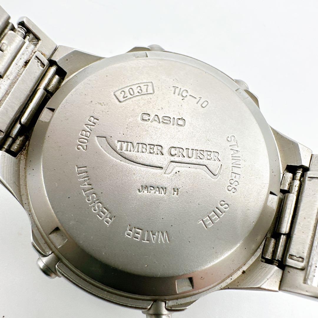 Casio Timber Cruiser TIC-10 Rare Vintage 90s Collectible Solar