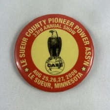 Le Sueur County Pioneer Power Assn 33 Annual Show 2006 Pinback Button Case