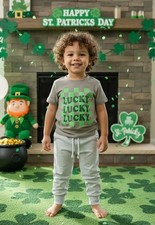 NEW Boy's St. Patrick's Day Lucky Outfit