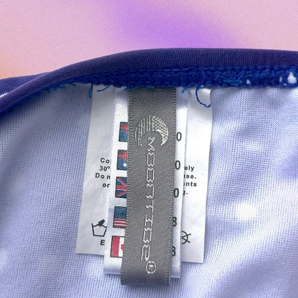 Tankini Moon Tide púrpura lunares novia talla 8/pequeño retro Foto 4 de 4