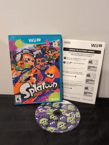 Splatoon Nintendo Wii U 2015 Video Game