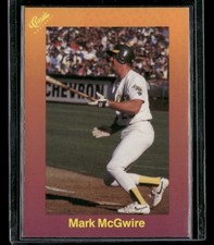 1989 Classic #104 Mark McGwire Oakland Athletics