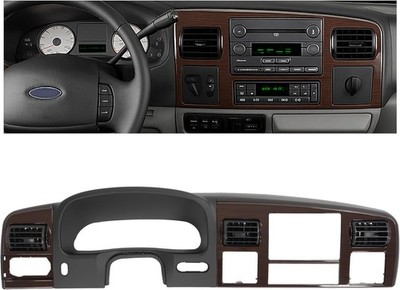 Dash Finish Panel Compatible with 2005-2007 Ford F-250 F-350 F-450 F-550 Super D