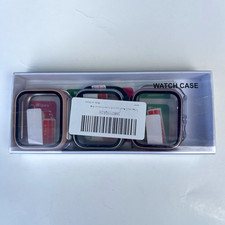 6 Pack Case with Screen Protector for Apple Watch 44mm Series 4 5 6 SE