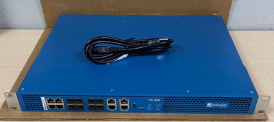 Paloalto PA-820 12 Port Enterprise Next-Gen Firewall W/RACK EARS (TESTED)