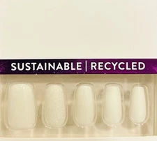 Red Aspen Medium Coffin Solid White Glitter Accent Nail Freda Flips The Script🤍