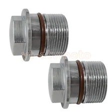 2PCS Fork Bolt Caps Tool For Honda MT250 CR250 CB450 CB500 CB550 CB750 XL250