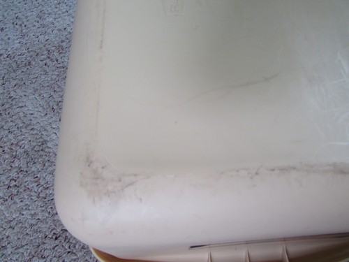 Vintage Rubbermaid Tan/Almond Dish Pan 2970 RARE Pre Owned w/Tags - Picture 5 of 8