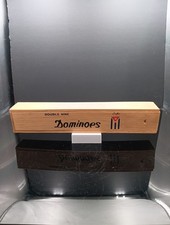 RARE Double Nine Dominoes Game Set Cuban Flag In Wooden Box Free Ship T2177