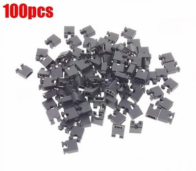 100Pcs For 2.54 Mm Header Mini Micro Jumper Shunts New Ic it *cc
