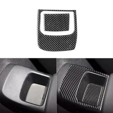 Rear Console Storage Panel Trim Carbon Fiber Cover For Supra GR A90 20-22