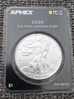 2020 1 oz Silver Eagle Mint Direct First Strike .999 APMEX