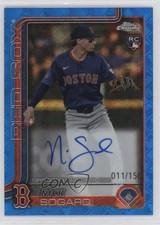 2025 Chrome Logofractor Edition Rookie Blue Refractor /150 Nick Sogard Auto 08k5