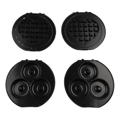 Für Mini 4in1 Gerät für Waffeln Pfannkuchen Donuts und gegrillten Käse Sandw