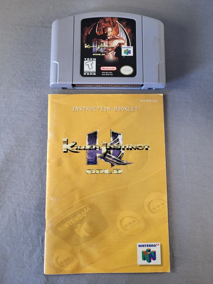 Killer Instinct Gold, N64, Complete, Authentic! - Image 2 of 4