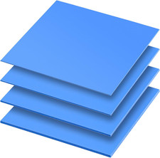 4 Pieces Silicone Thermal Pads 100 X100Mm 0.5Mm 1Mm 1.5Mm 2Mm Highly Efficient T