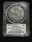2021-CC Privy Morgan Silver Dollar PCGS MS70 FDI Cleveland Signature - Bright