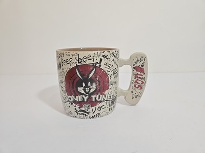 Six Flags Graffiti Bugs Bunny Mug Cup Looney Tunes Warner Bros.