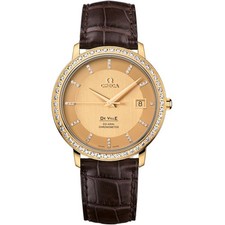 Omega 18K De Ville Co-axial Chronometer Diamond Watch 36.5mm 413.58.37.20.58.001 6