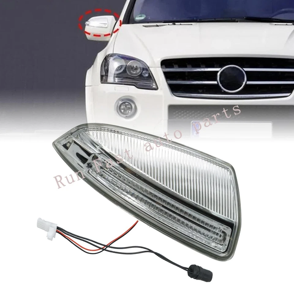 Fits Mercedes-Benz W164 ML350 ML550 Right Door Side Mirror Turn Signal Light Foto 4 de 4