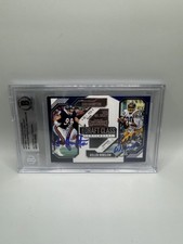 Kellen Winslow Dan Hampton Signed 2024 Contenders Draft Class Beckett Auto L1