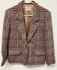 VTG Petite Pendleton Blazer 100 Wool 2 Button Notch Lapel Size 10