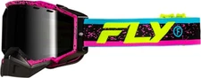 Fly Racing 37-50283 Zone Snow Goggle Pink/Black w/Pink Mirror/Rose Lens