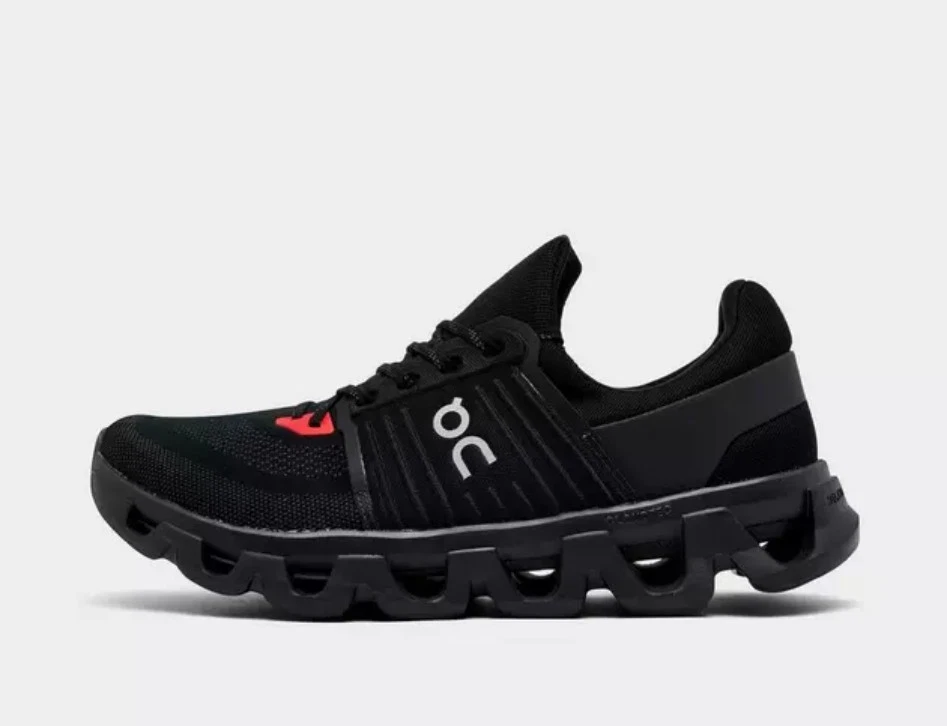 NEW On Cloudswift 4 Black Red 3MF11003185 Men's SIZE 8 Sneakers