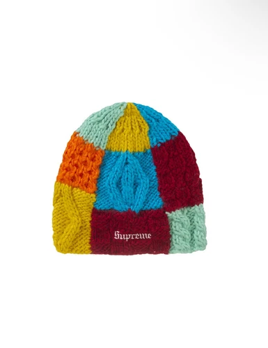 SUPREME SS25 BLOC BONNET TRICOT MULTICOLORE À LA MAIN !!️
