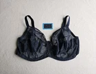 NEW EX M*S DD+SIZE UNDERWIRED FULL CUP BRA SIZE 44J in NAVY MIX