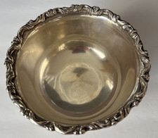 HEAVY! Vintage Sanborns Mexico Sterling 6" Handmade Deep Bowl - 449 grams